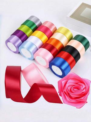 1.57 Inch Solid Color Ribbon, 22 Yards Fabric Roll for Gift Wrapping, Wedding Decor, Floral Arrangements & Crafts