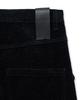 NOIRER Velvet Texture Wide Denim Pants (Black)