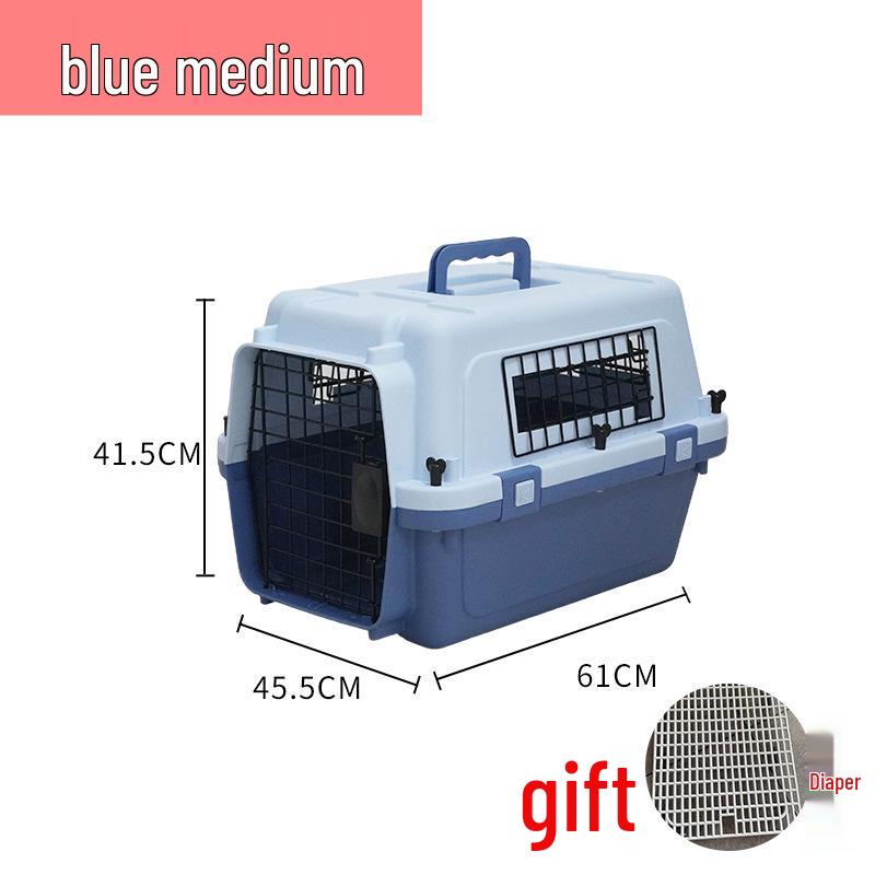 Tragbare Air China Haustiertransportbox: Katzen- & Hundekäfig für Reisen