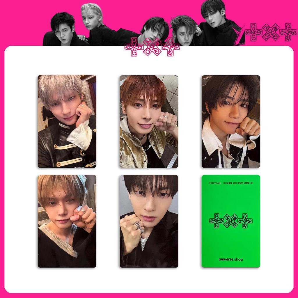 TXT 7th Anniversary Album Merchandise: Limited Edition Photocards & Bonus Cards