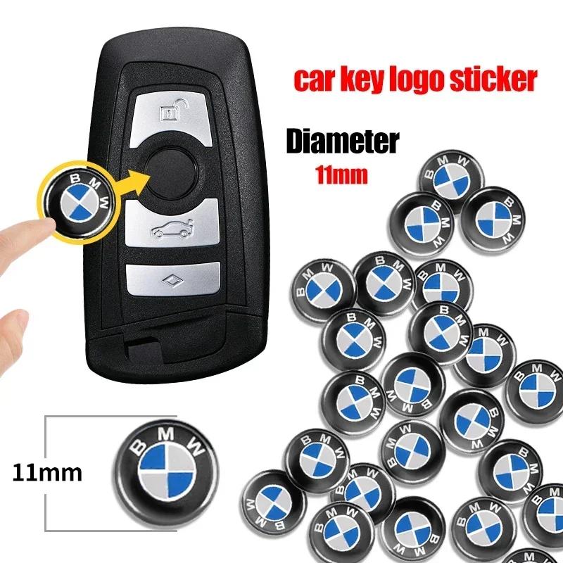 Autocolant Logo Cheie Mașină 11/14mm Emblema Autocolant Cheie Mașină Pentru BMW X1 X3 X5 X6 X7 Seria 1 3 5 6 7 G20 G30 G11 F15 F16 G01 G02 F48