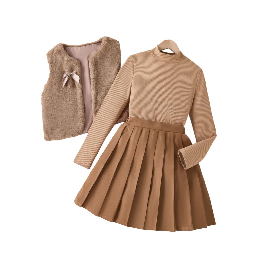 Kids' Casual Minimalist Versatile Dress