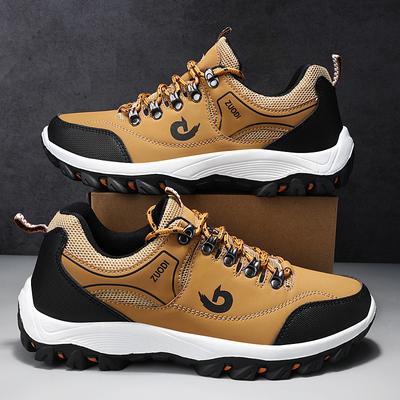 Hiking Shoes Men Fashion Sneakers Lace Up Mountain Boots Non-slip Outdoors Sheos