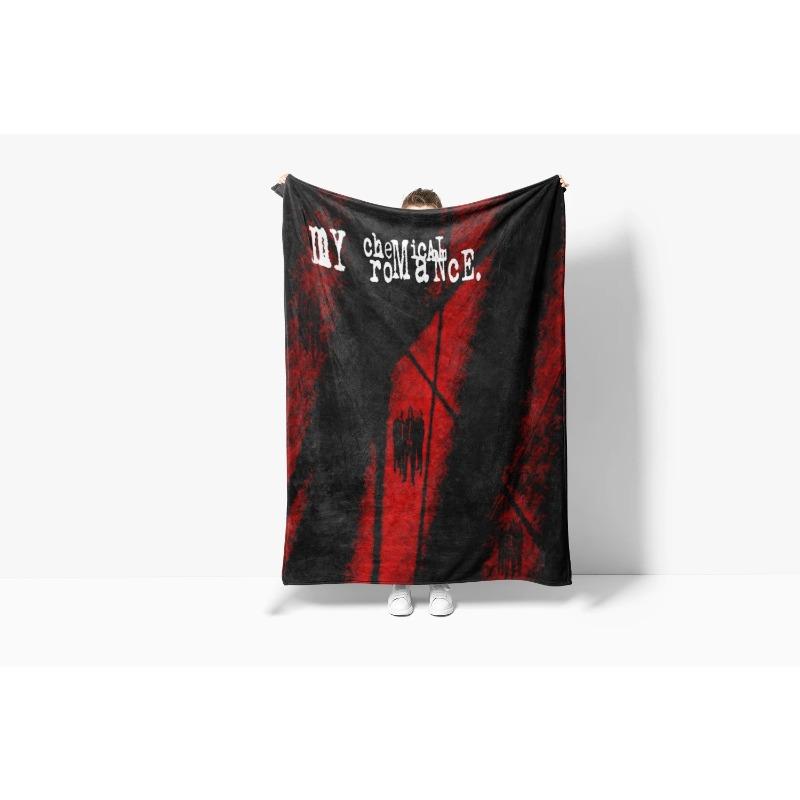 My C-Chemical R-Romance Band Blanket Flannel Soft Kid's Baby Throw Blanket,for Bedroom Living Room Sofa Bed Car, Brithday Gift