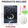 Pearl DIY Moon and Cat Art Kits 15.7x19.6inch Gem Art Pearl Painting Kits Without Frame for Adults Gift Idea Home Wall Decor