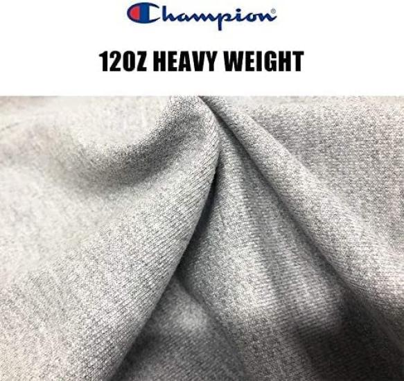 S101 Reverse Weave Pullover Hood Sweatshirt Single Color Blue Tag Silver [Champion] (L, Gray)