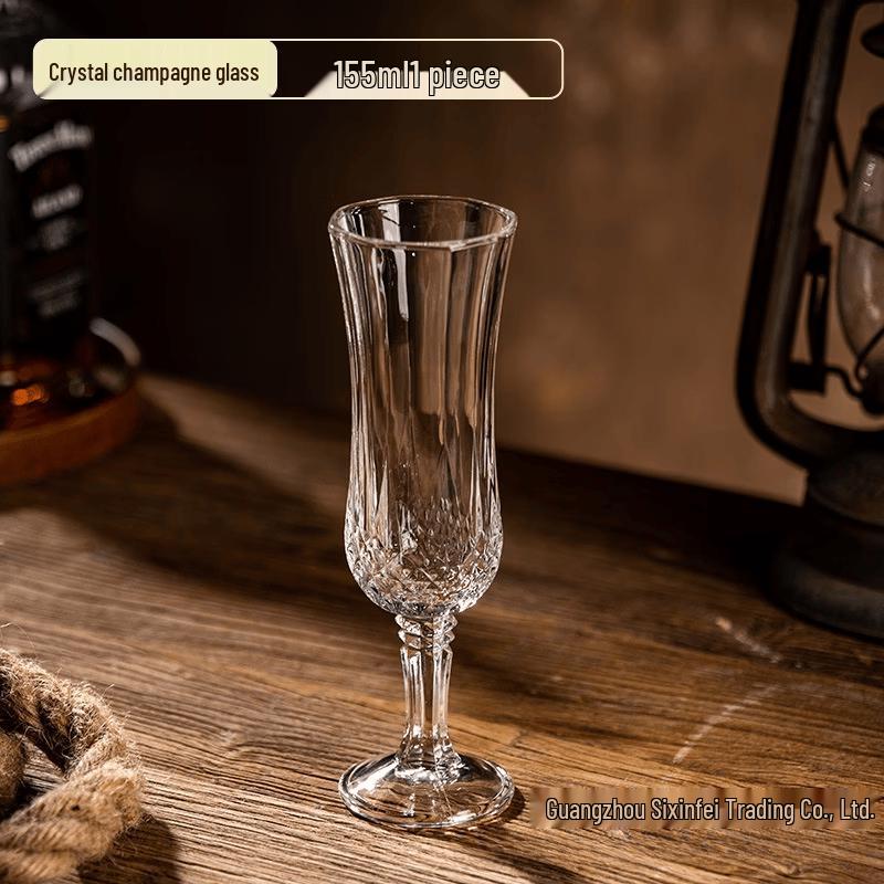 MDNG Retro Embossed Diamond Glass Cup 155ML