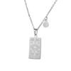 Twelve Constellations Tarot Card Stainless Steel Necklace with Fade-Resistant Pendant