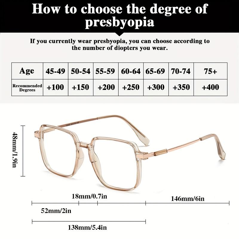 3 Pairs of Anti-blue Light  Reading Glasses Trendy Women's Makeup Artifact Large Frame Glasses Frame Fashion Reading Glasses