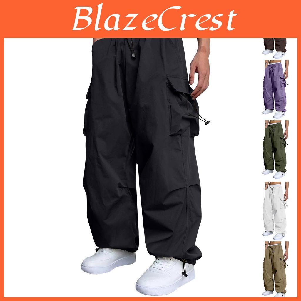 Mens Casual Sweatpants Parachute Workwear High Waist Jogging Pants Mens Sweatpants Casual Pants Casual Wear