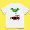 Christmas Elf Costume Kids T Shirt Candy Stick Top
