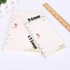A6 Loose Leaf Notebook Paper Refill Spiral Binder Inner Page Filler Weekly Monthly Schedule Notes Printing Stationery Office School