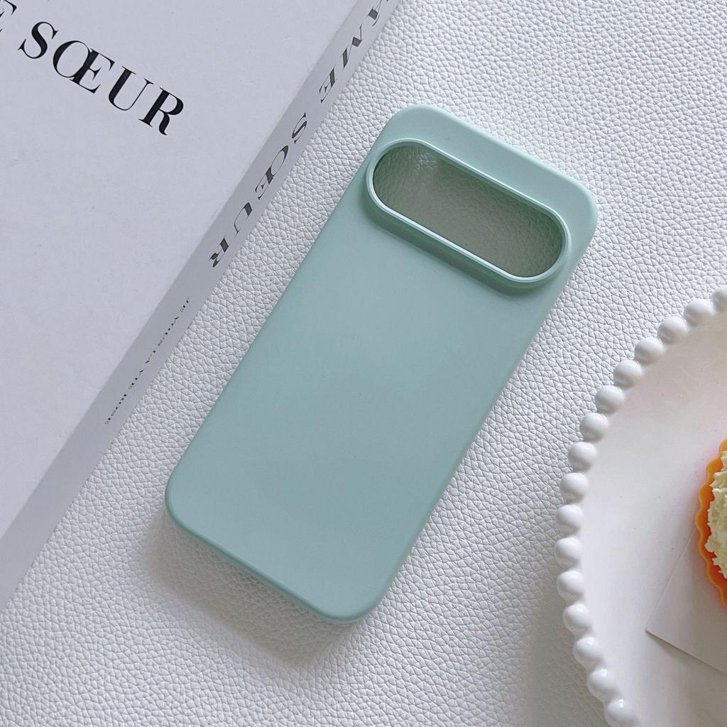 Compatible with Google Pixel 10/9/8/7/6 Pro/5: Liquid Phone Case & Protective Cover with Straight Edge Design.