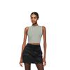 SKIMS Cotton Mock Neck Sleeveless Tank Top Women tops Mineral AP-TNK-0268-FLU