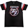 Foo Fighters - Comet Tricolour - Czarny t-shirt z kontrastowymi ściągaczami
