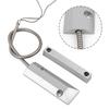Zinc Alloy Sensor Security Sensor 30cm Cable Length Garage Door Sensor Zinc Alloy Construction Easy Installation