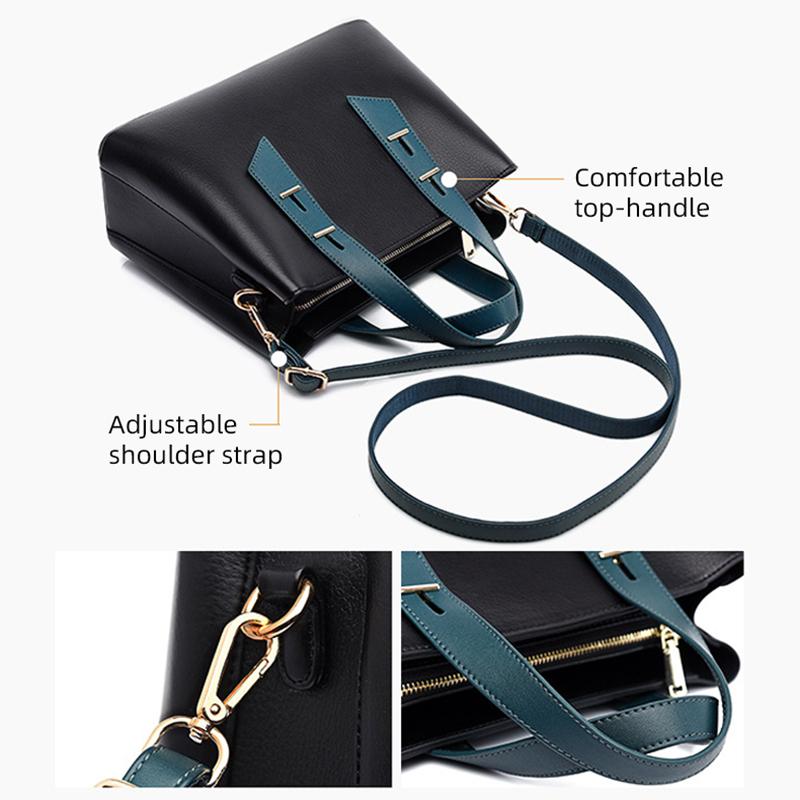 2025 New Collection Printed Handbag Large Capacity Commuter Women Crossbody Bag with High-quality Soft Leather Shoulder Bag