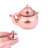 1:12 Dollhouse Miniature Accessories Mini Metal Kettle Doll House Tea Pot
