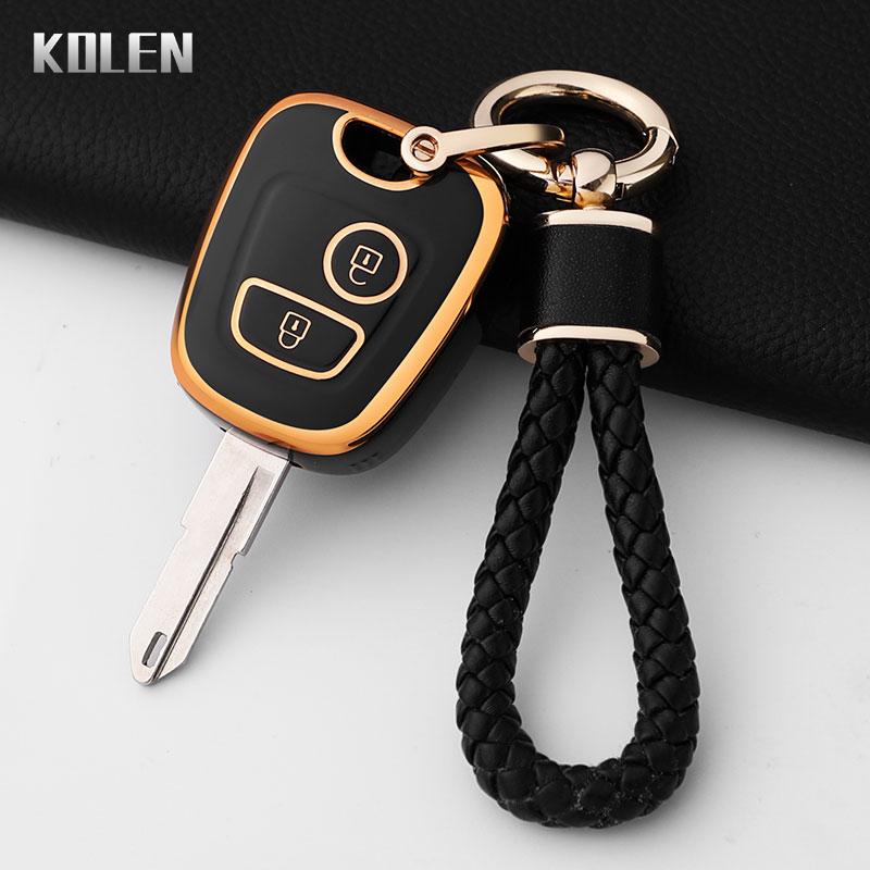 TPU Autoschlüsselhülle Abdeckung Schale für Peugeot 106 107 206 207 307 für Citroen C1 C2 C3 C4 Xsara Picasso für Toyota Aygo Schlüsselschutz