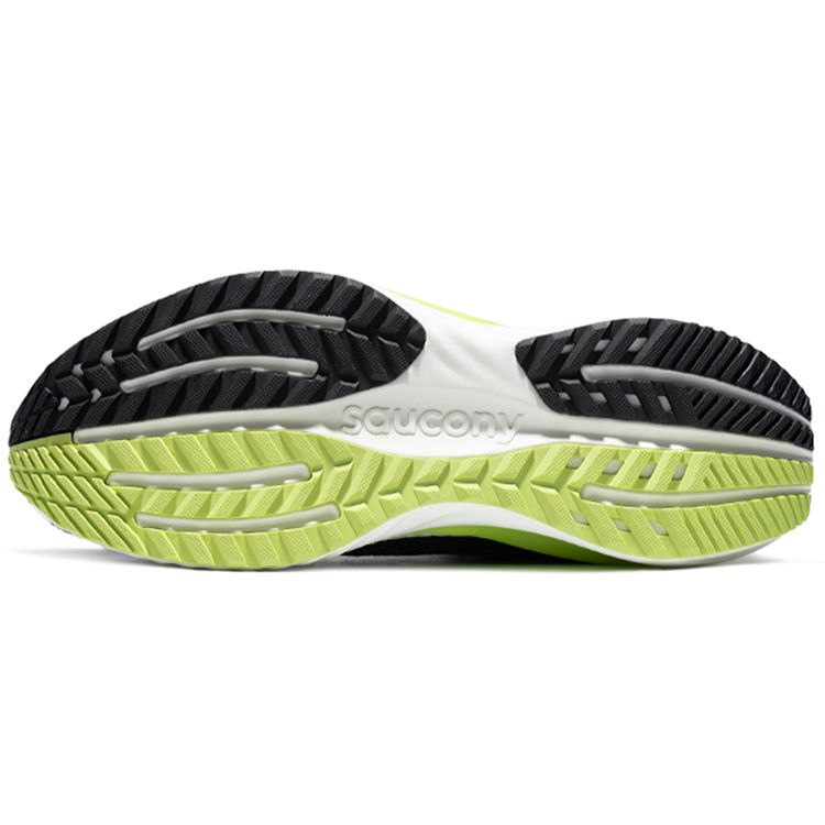 Saucony Phoenix Inferno 1 Lightweight Breathable Non-Slip Low-Top Running Shoes Men sneaker Black Green S28150-3