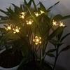 Solar Firefly Light Outdoor Waterproof Garden Decorative Lawn Light Landscape Ambience Floor Insert Light