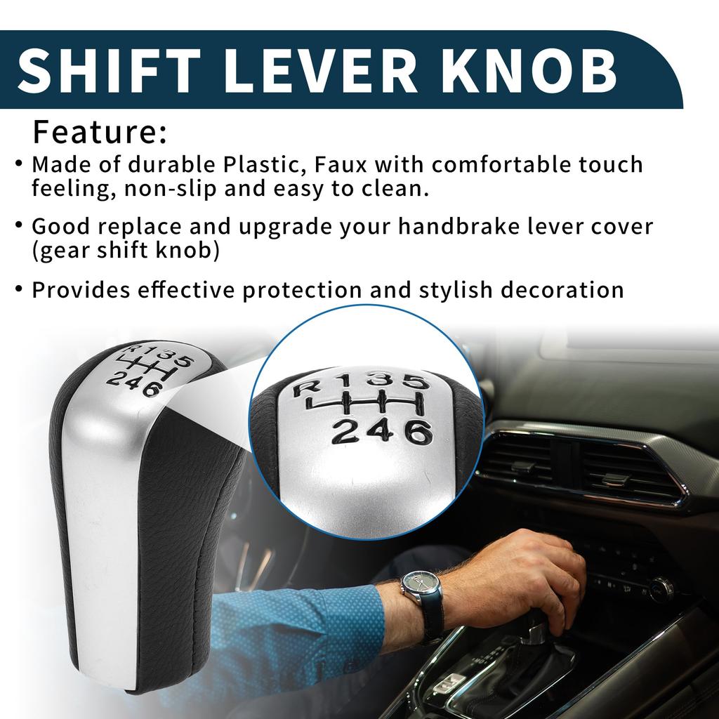 TUCKBOLD Toyota Corolla 6 Speed Manual Gear Shift Knob | Front Automotive Gearbox Stick