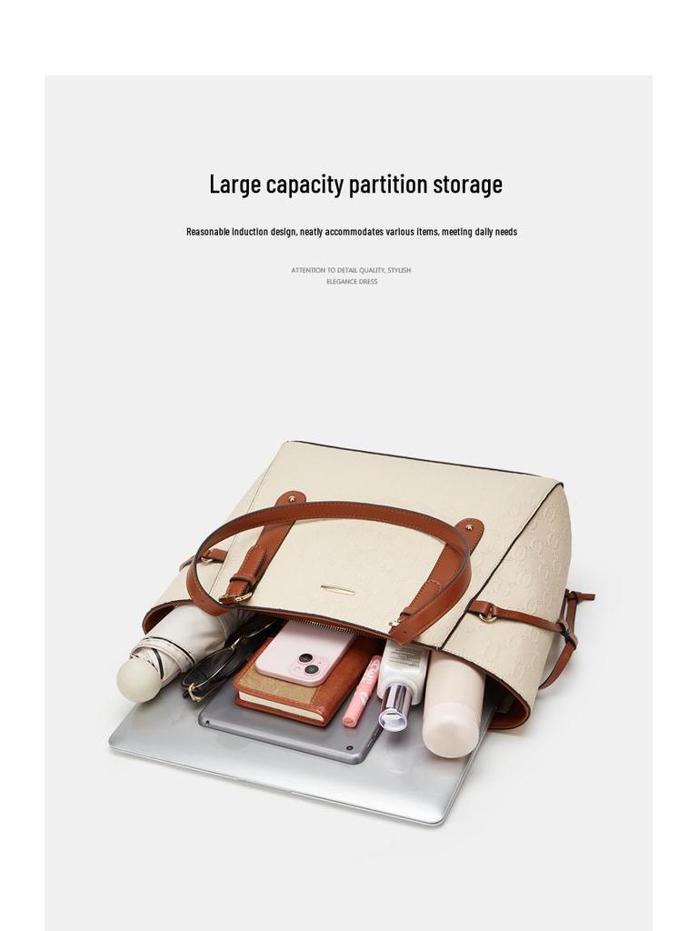 2024 Autumn/Winter Fashionable Mother-Child Four-Piece Tote & Crossbody Bag Set