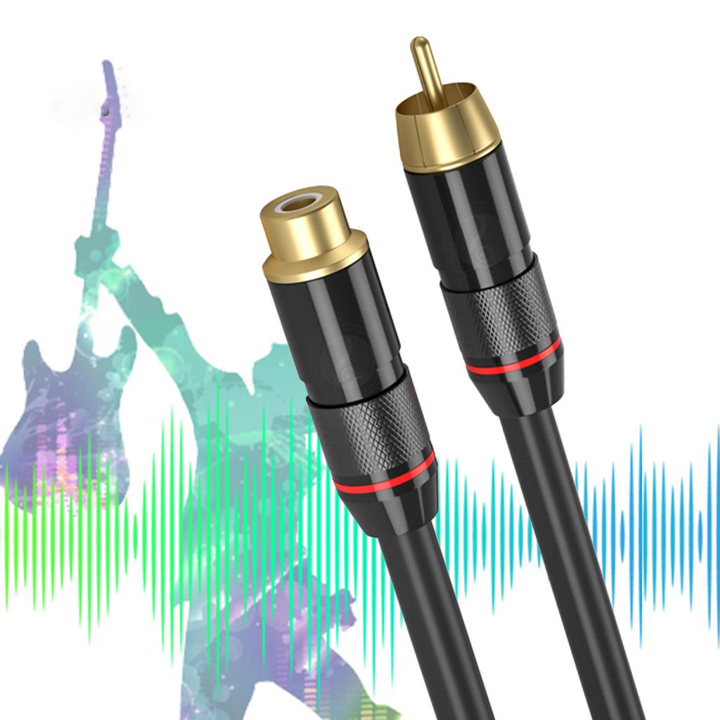 Sound Extension Cable Improved Break Resistance,for Home Theater, HiFi Connection, Subwoofer to Amplifiers Wire