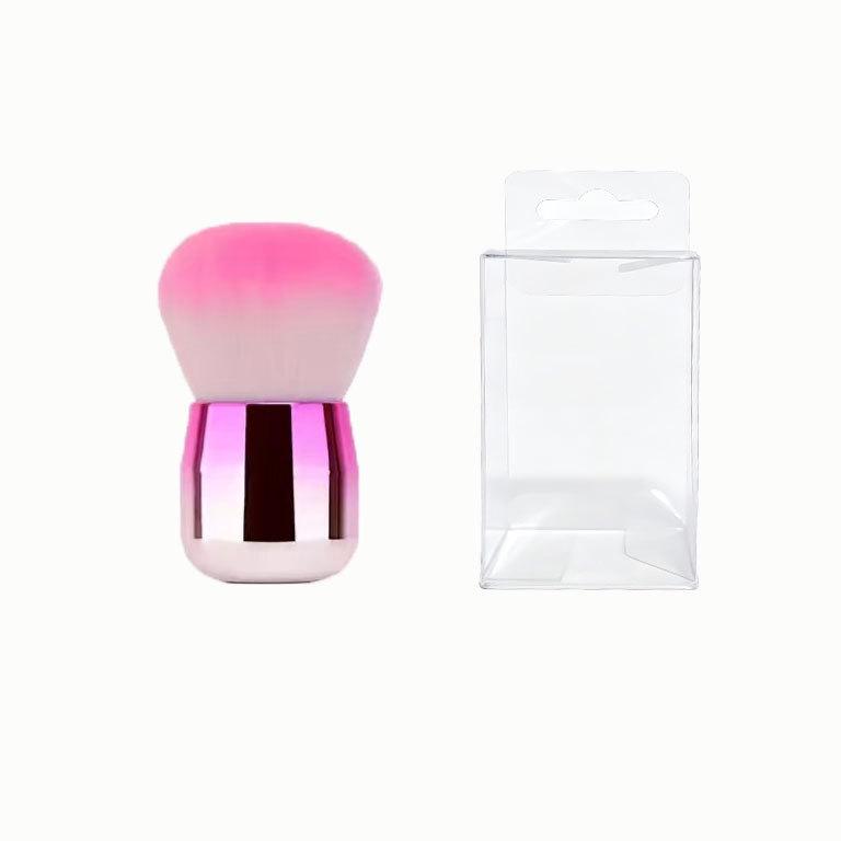 Retractable Mushroom Head Makeup Brush - Loose Powder, Blush, Foundation, Setting Brush