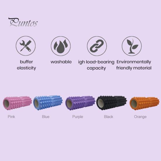 Zestaw 5 w 1 wałków piankowych Wałek do jogi Pałeczka do masażu Piłka do masażu Zestaw gum oporowych Narzędzie do rozluźniania mięśni dla biegaczy, sportowców, studentów jogi, pilatesu, ciała