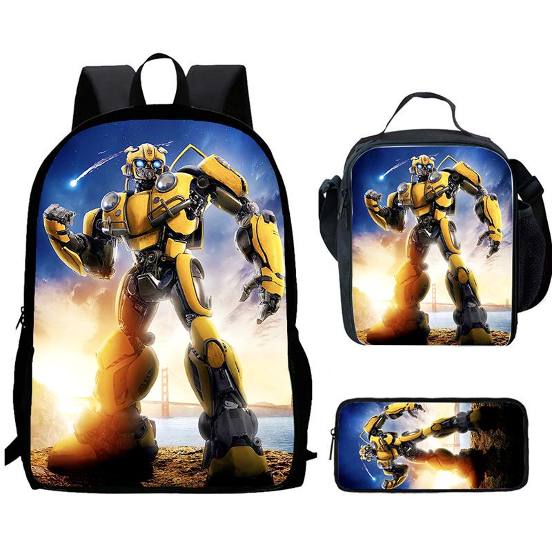 Transformers, Bumblebee Bag High Definition Multi-Function Oxford Lightweight Backpack