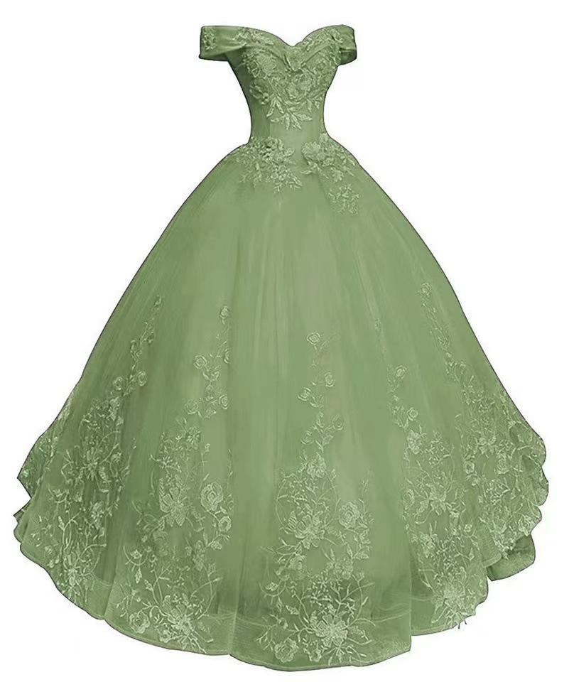 New chorus dress welcome solo tutu skirt annual meeting host catwalk colorful wedding dress long student performance uniform