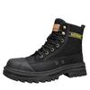 Martin Men's High-Top Canvas Boots: Spring, Thick-Soled Casual Workwear Motorcycle Shoes