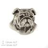 Bulldog, English Bulldog, British Bulldog II - Dog brooch in a gift box, elegant pin, lapel pin for Art-Dog brand jacket
