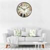 Vintage Wall Clock with Large Arabic Number Quiet Movement Battery Operate Clock