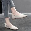 Spring and Autumn Slip-on Pointed Toe Women's Flat Shoes Office Ladies Footwear Trend 2025 Young Comfortable Chic Elegant Shoe