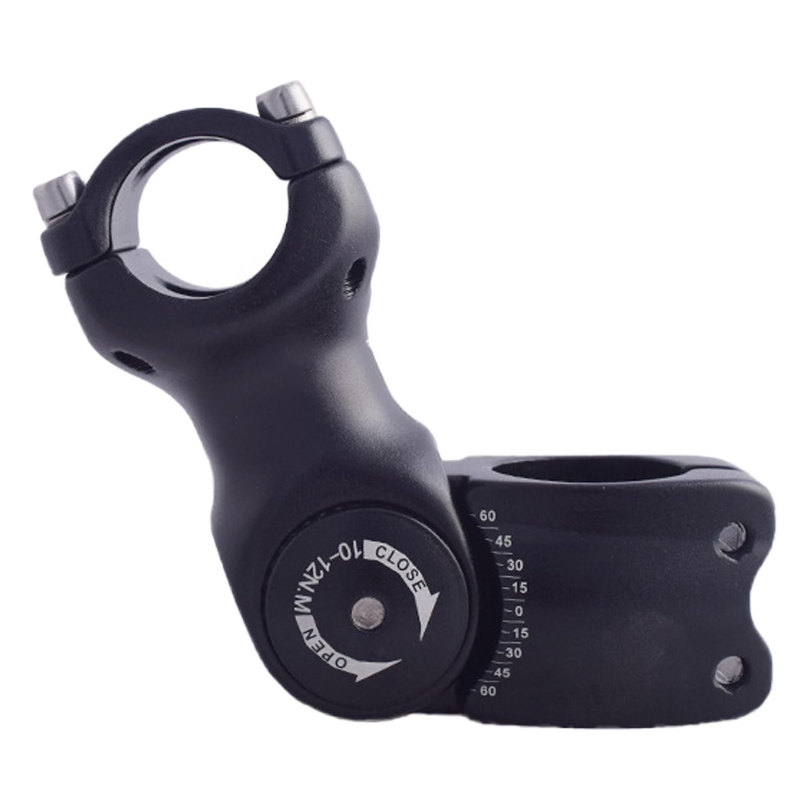 Adjustable Bike Handlebar Stem Aluminium Alloy Bike Stem Handlebar Risers Extension Adapter for Road Mountain Bike 25.4x90mm