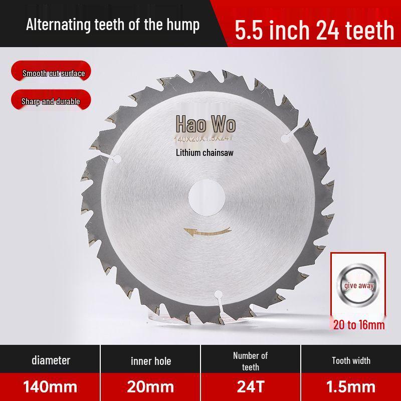 Anti-Nail Carbide Woodworking Saw Blade, Aluminum Cutting, 4-7 Inch for Handheld Angle Grinders