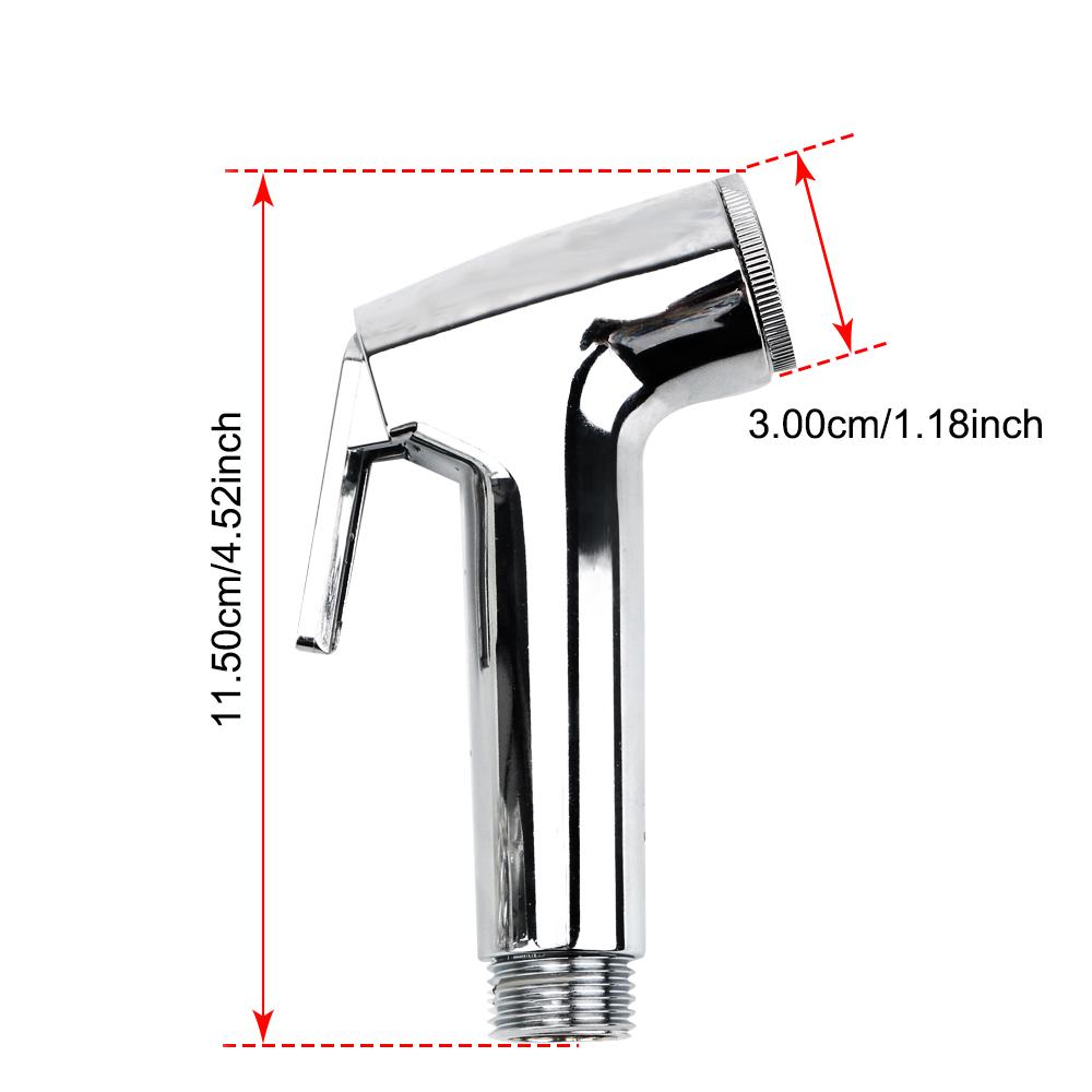 Bathroom Cleaning Tools with Telephone Shower Hose Portable Shower Head Nozzle Spray Gun Handheld Bidet Toilet Sprayer
