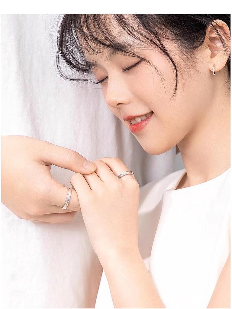 Δαχτυλίδια Υπόσχεσης από Ασήμι Στερλίνα 999 για Ζευγάρια: Μοναδικός Σχεδιασμός Αναμνηστικό Δώρο για Άνδρες και Γυναίκες