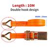 Motorcycles Strap Load Fixing Belt Sling With Ratchet Elastic Rope With Hook Car Ties for Cargo Fastening Sentry Atv Accessory