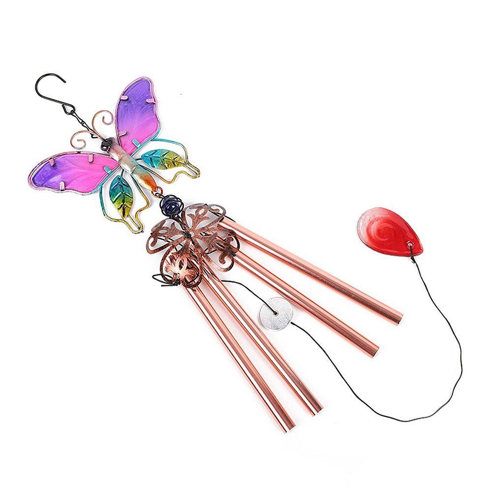 Painted Bell Pendant Vintage Hanging Decoration Blessing Butterfly Wind Chime  Scenic Spot