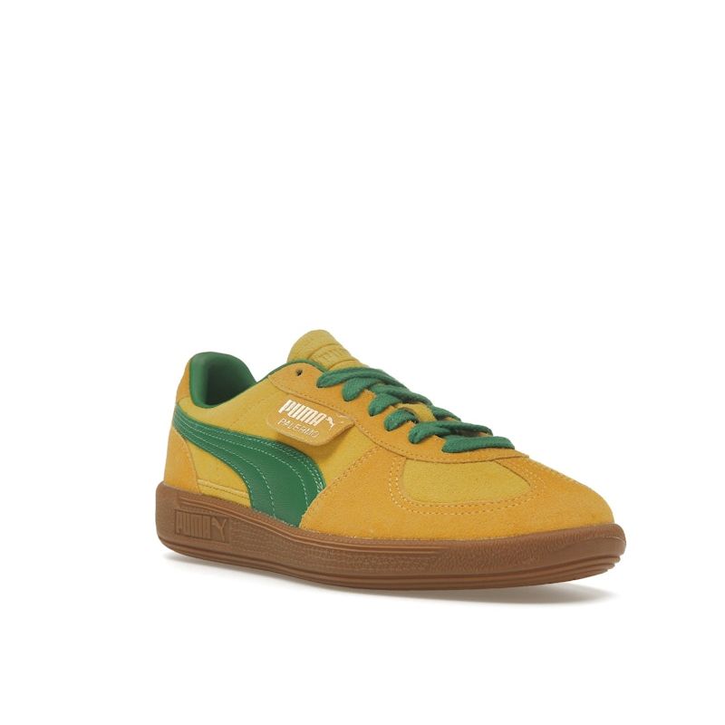 Puma Palermo Pelé Yellow Archive Green Unisex Sneakers Yellow-Sizzle 396463-12