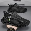 39-48 Summer Men's Large  Sports Shoes Breathable Flying Weave Sports Casual Shoes Thick Sole Blade Mesh Fashion Coconut Running Shoes