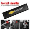 2pcs Car Seat Belt Pad Shoulder Cover Cushion Seat Belt Pad Auto Accessories for Chevrolet Logo Lacetti Aveo Cobalt Cruze Malibu