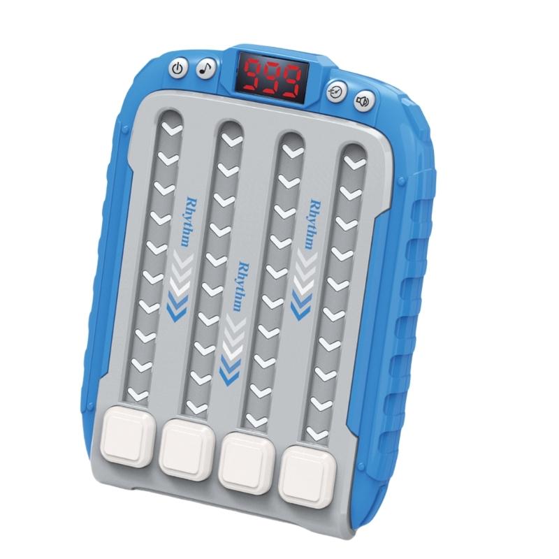 Engaging Children's Rhythm Game Machine With Adjustable Model, Enhances Coordination With Music And Lights for Parties