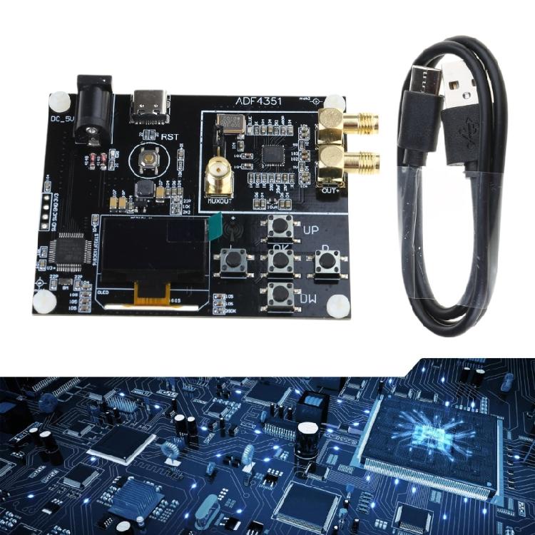 ADF4351 Onboard Module with STM32 Chipset 35MHz-4.4GHz Frequency with Cord for Radio Frequency Testing and Development