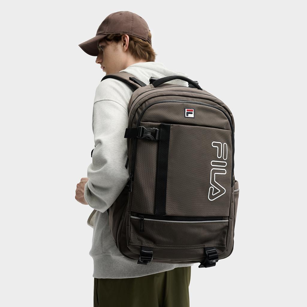 New FILA ORIGINALE Fabric Backpack Men's Tidal Flats Gray F13M539106FDY