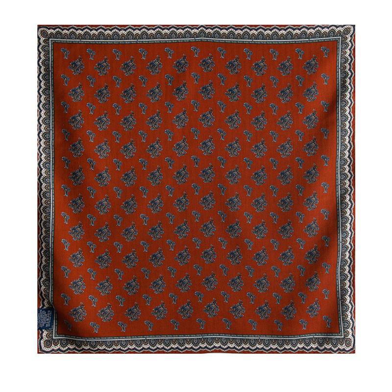Double-sided Small Cashew Print Square Scarf Women Fashion Commuting Versatile Elegant Shawl
