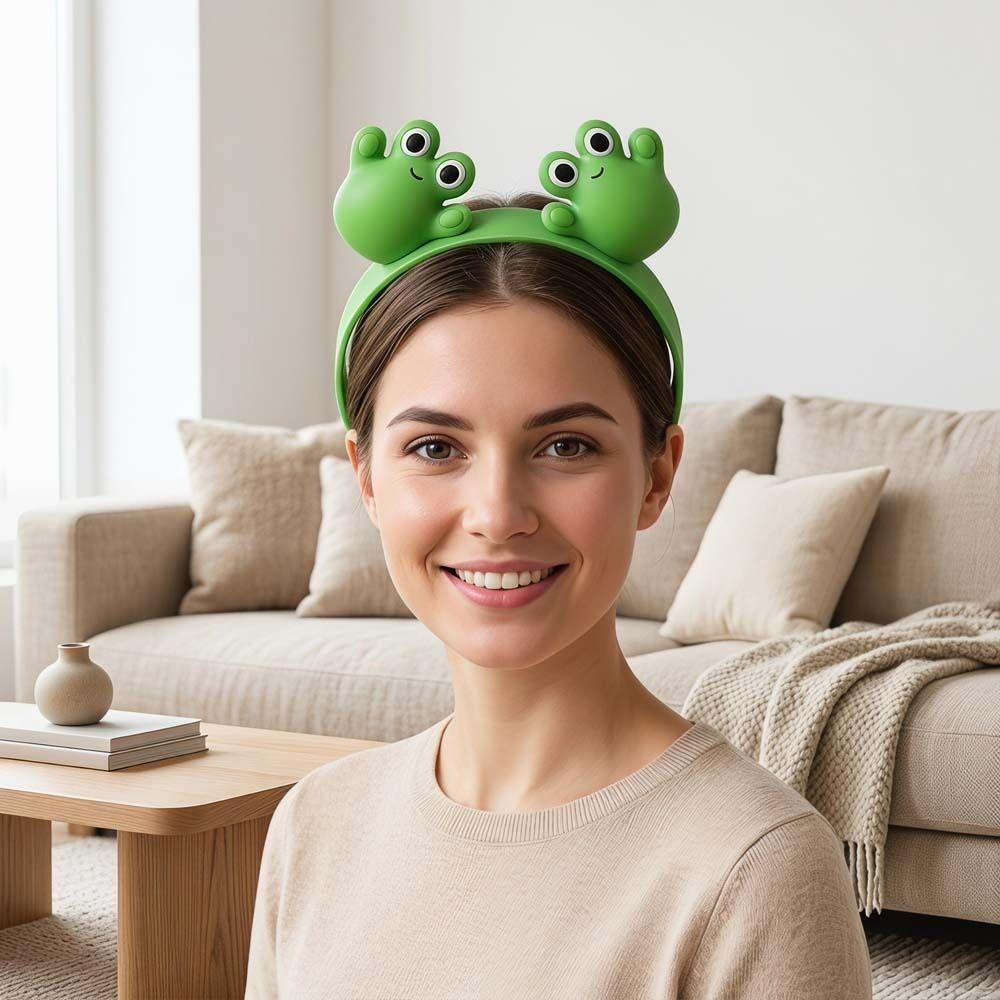 3D Printing Sun Protection Cap Creative Outdoor Beach Hat 3D Printing Frog Cap Beach Holiday